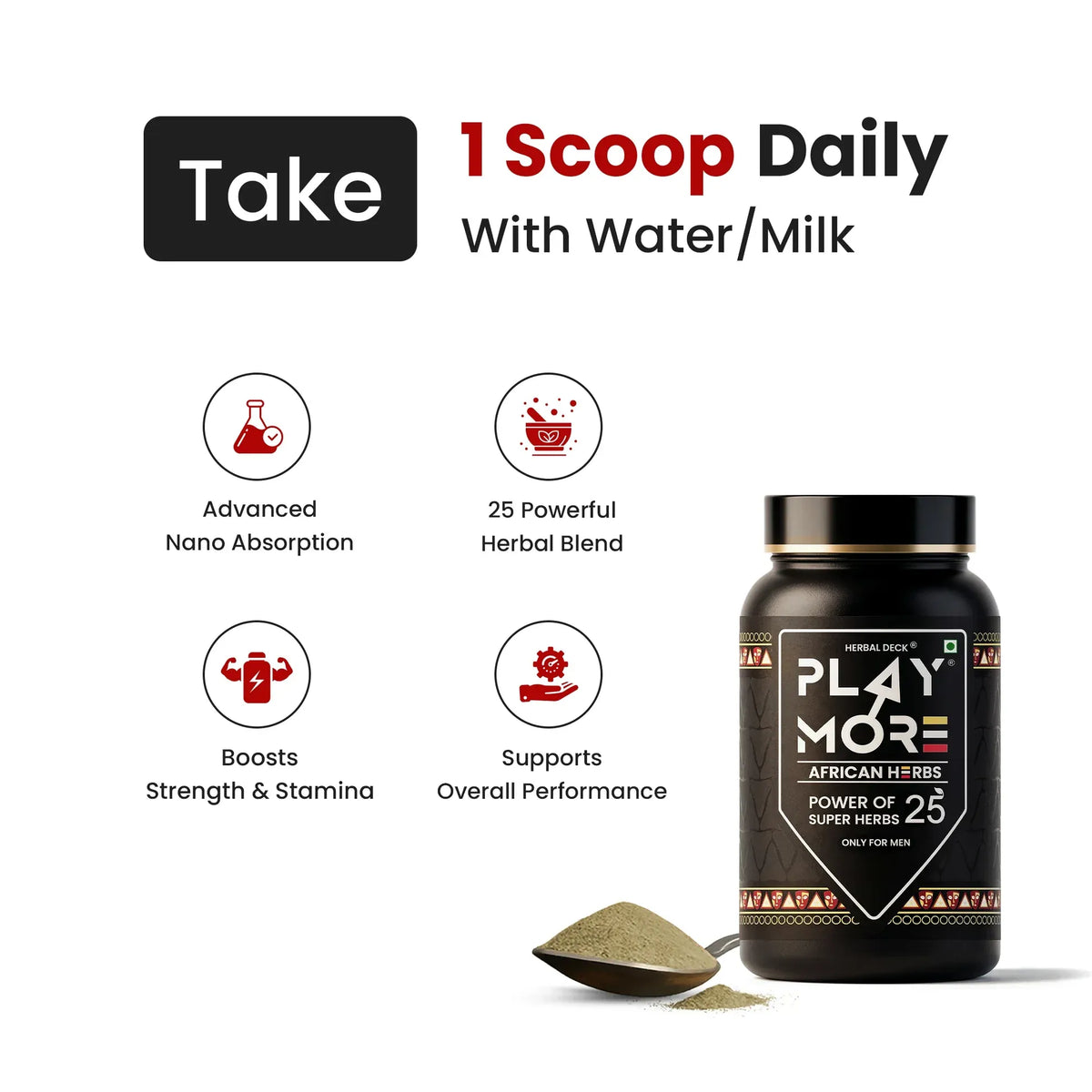 Play More African Herbs Powder